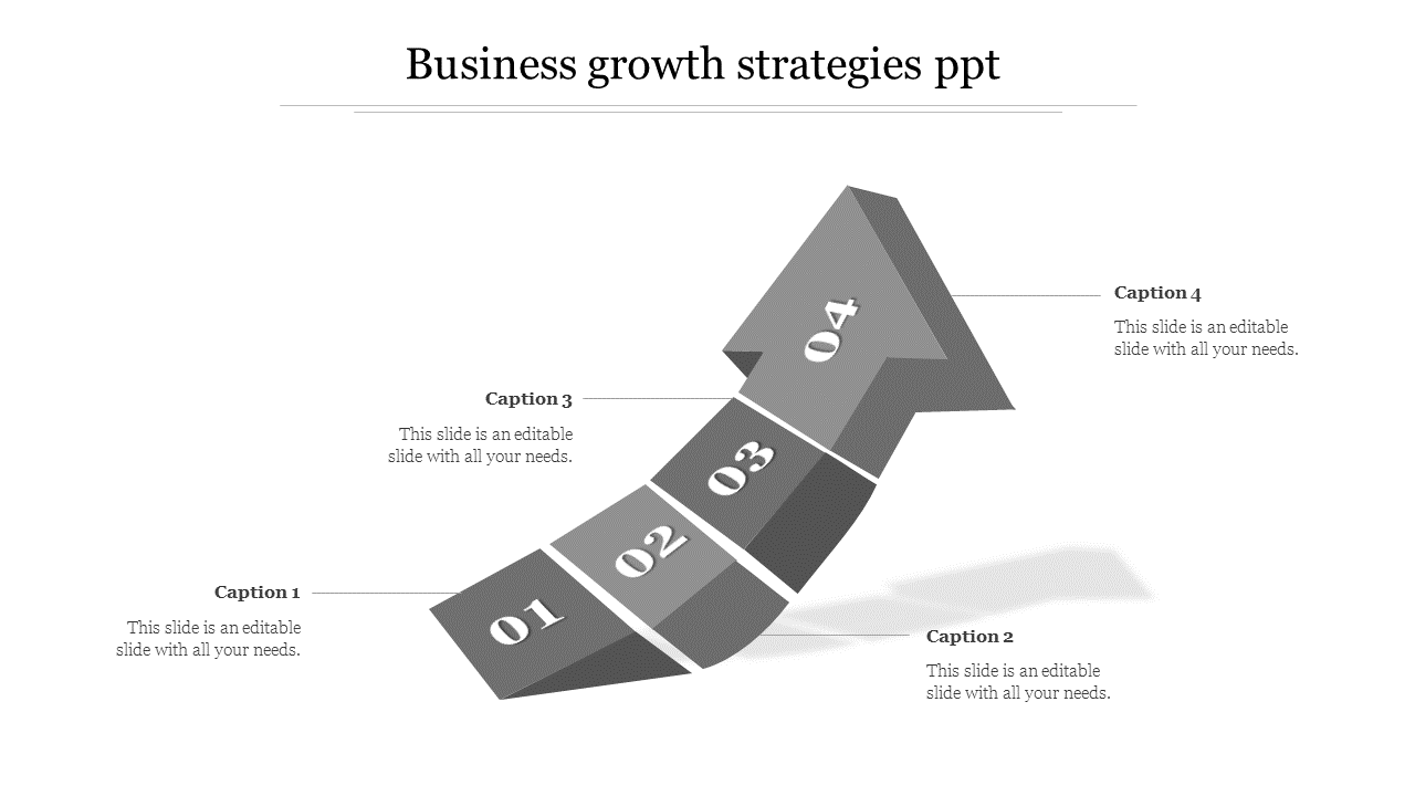 Business Growth Strategies PPT-4-Gray